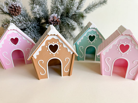 Joyful Gingerbread House (3D-printed)