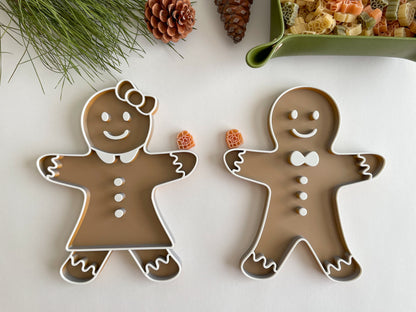Gingerbread Man and Girl Bio Sensory Tray