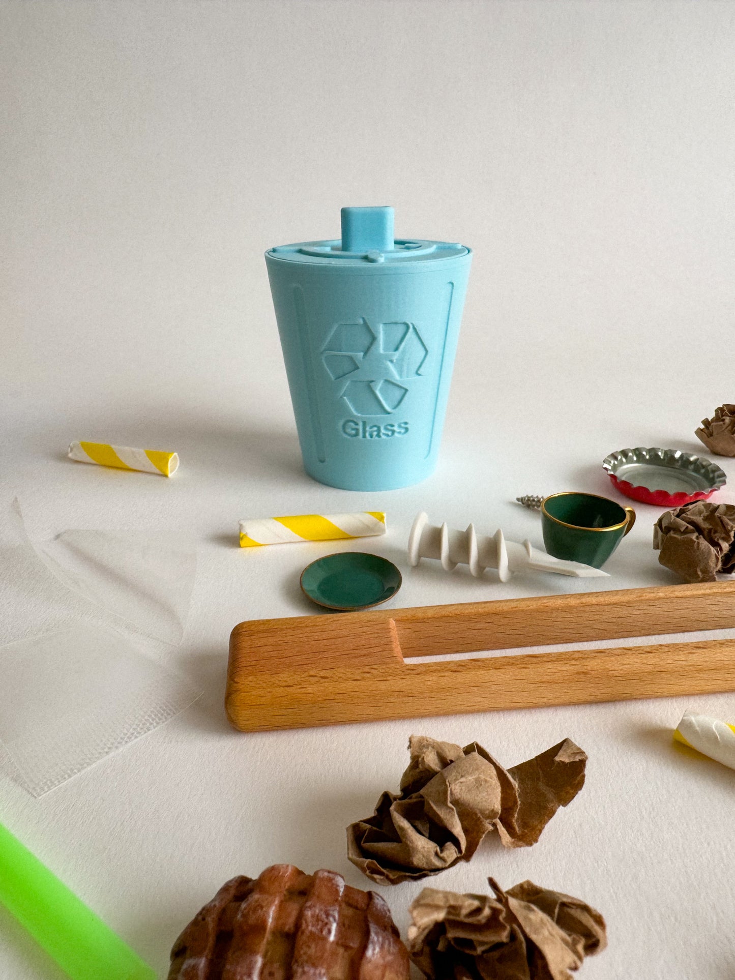 Mini Trash Cans - Sorting Bins