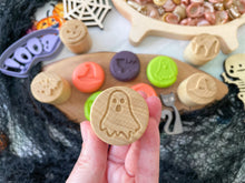 Load image into Gallery viewer, Spooky Halloween Wooden Stamps set of 5
