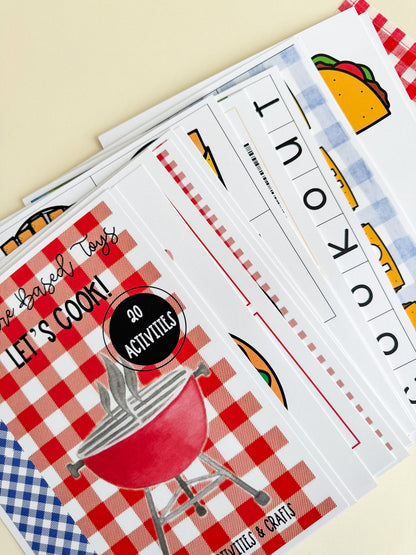 Little Chef’s Taco Bar, Sensory Play Collection, 3D-Printed Pretend Play Set