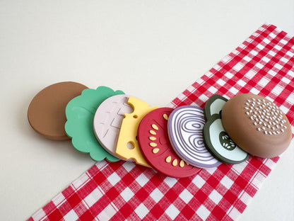 Little Chef’s Burger Bar, Sensory Play Collection, 3D-Printed with Hidden Magnets