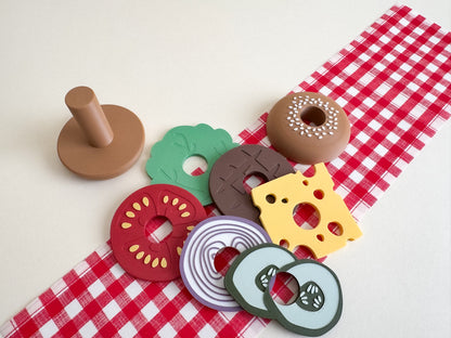 Little Chef’s Burger Bar, Sensory Play Collection, 3D-Printed with Hidden Magnets