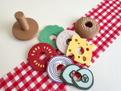 Little Chef’s Burger Bar, Sensory Play Collection, 3D-Printed with Hidden Magnets