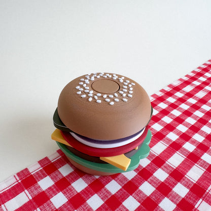 Little Chef’s Burger Bar, Sensory Play Collection, 3D-Printed with Hidden Magnets
