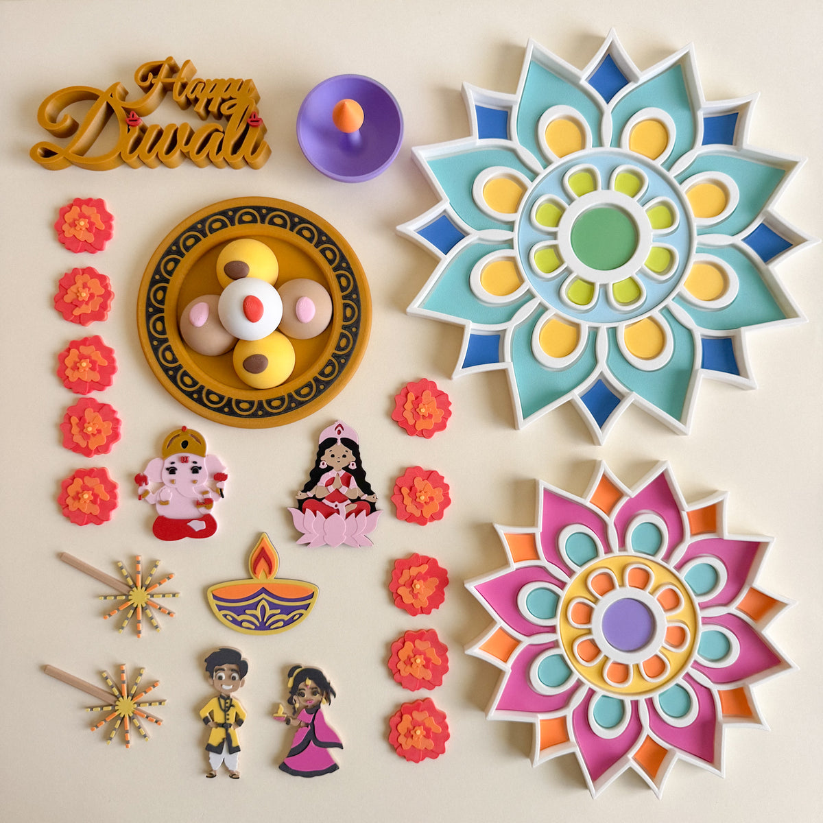 Happy Diwali Sensory Play Collection by WooBeWee™