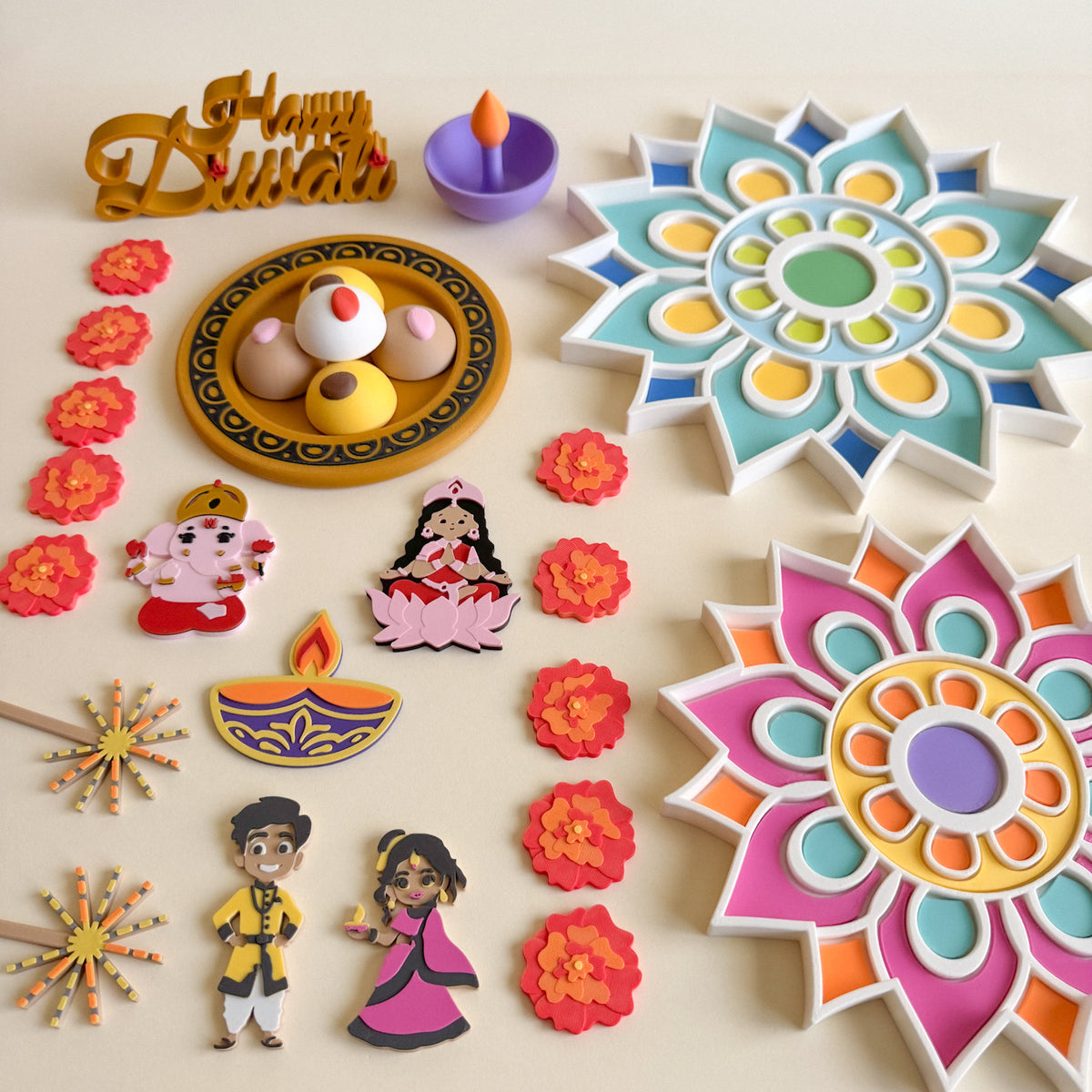 Happy Diwali Sensory Play Collection by WooBeWee™
