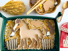 Load image into Gallery viewer, Horse Puzzle with Bio Sensory Play Tray
