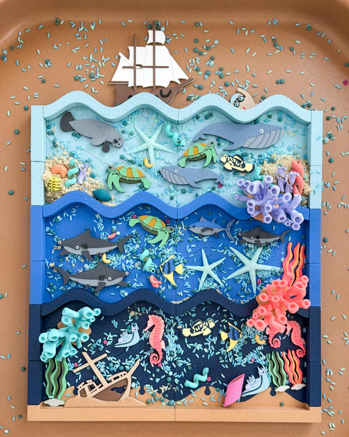 Infinity Base – Ocean World Builder Ready to 3D Print and 3MF File Digital Download