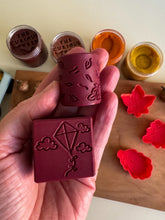 Load image into Gallery viewer, Fall-themed Playdough Rollers and Leaf Molds by inniko
