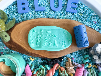 Ocean-Themed 2-in-1 Cube with Roller – A Twist on Classic Dough Play - by inniko