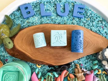 Ocean-Themed 2-in-1 Cube with Roller – A Twist on Classic Dough Play - by inniko