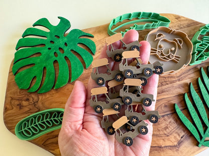 Welcome to the Jungle - Sensory Play Collection -Playdough Cutters and Counters