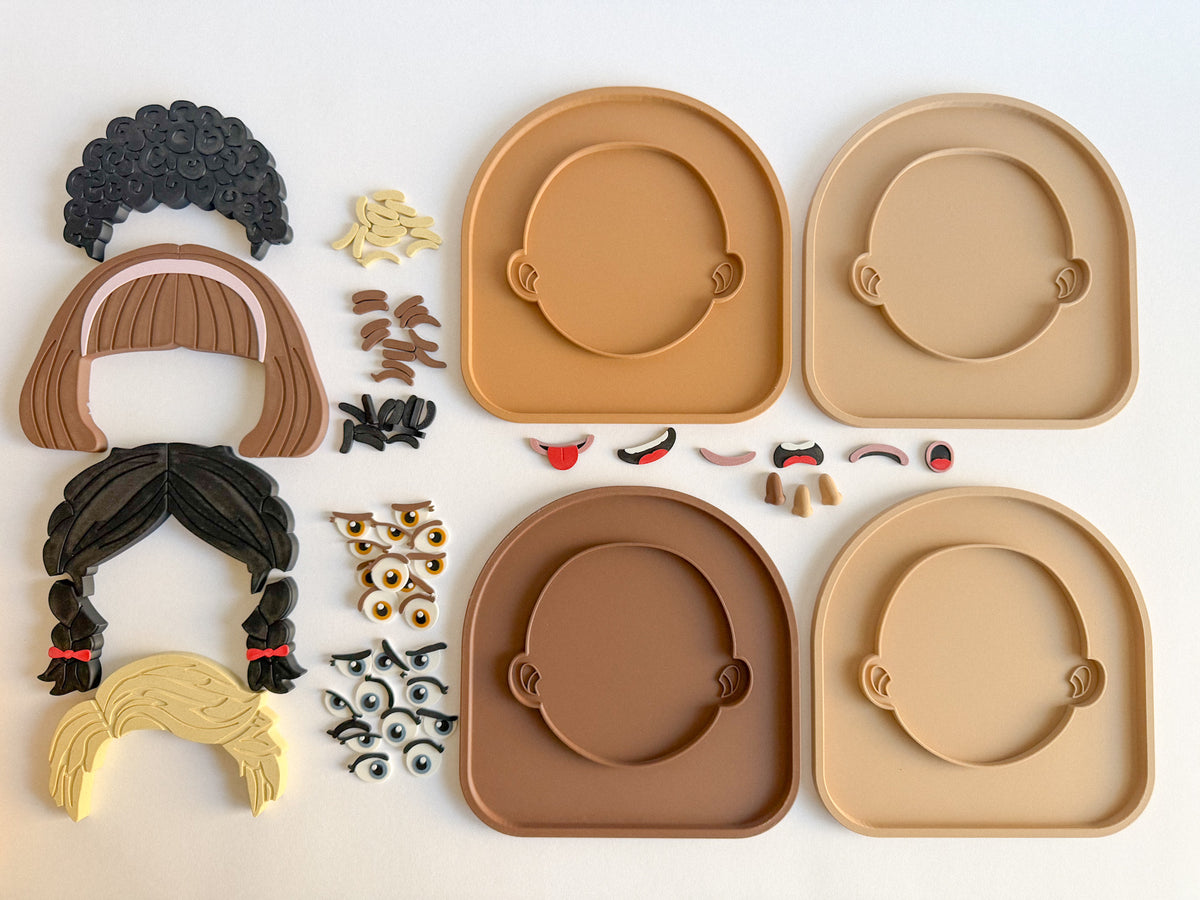Kind Mind Faces — Create & Explore Feelings - Ready to 3D Print STL and 3MF Digital Download