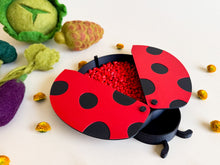Load image into Gallery viewer, NEW - Ladybug Bio Sensory Play Tray with Moving Wings
