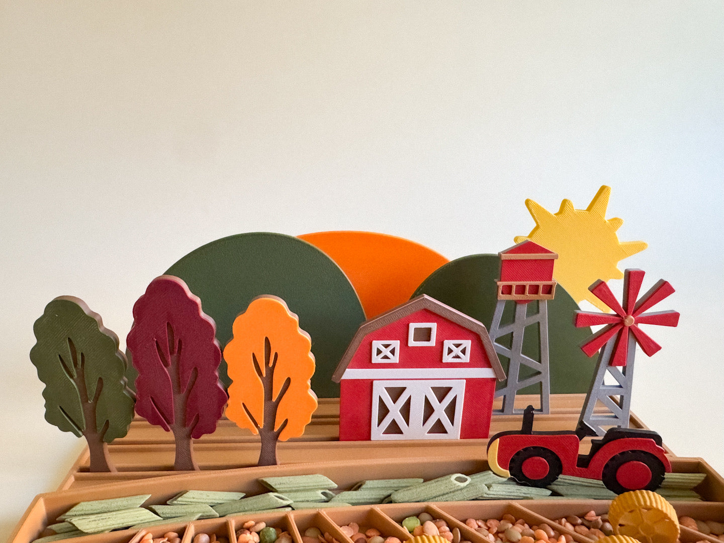 Landscape Sensory Tray – A World of Play in Every Season