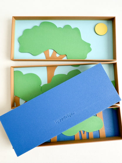 Layers of the Rainforest Bio Sensory Play Tray set of 4