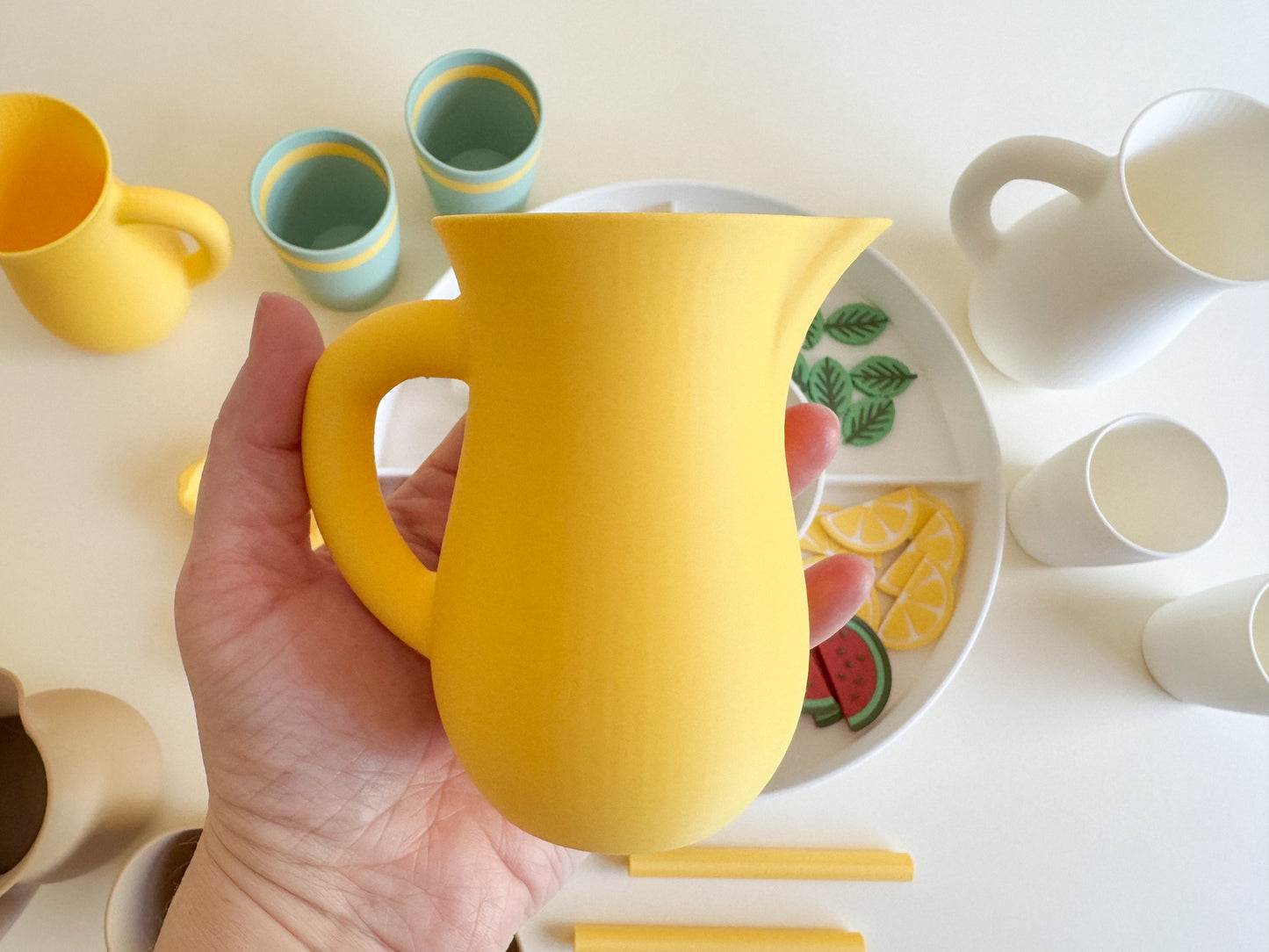 Homemade Lemonade Sensory Play Kit, 3D-printed
