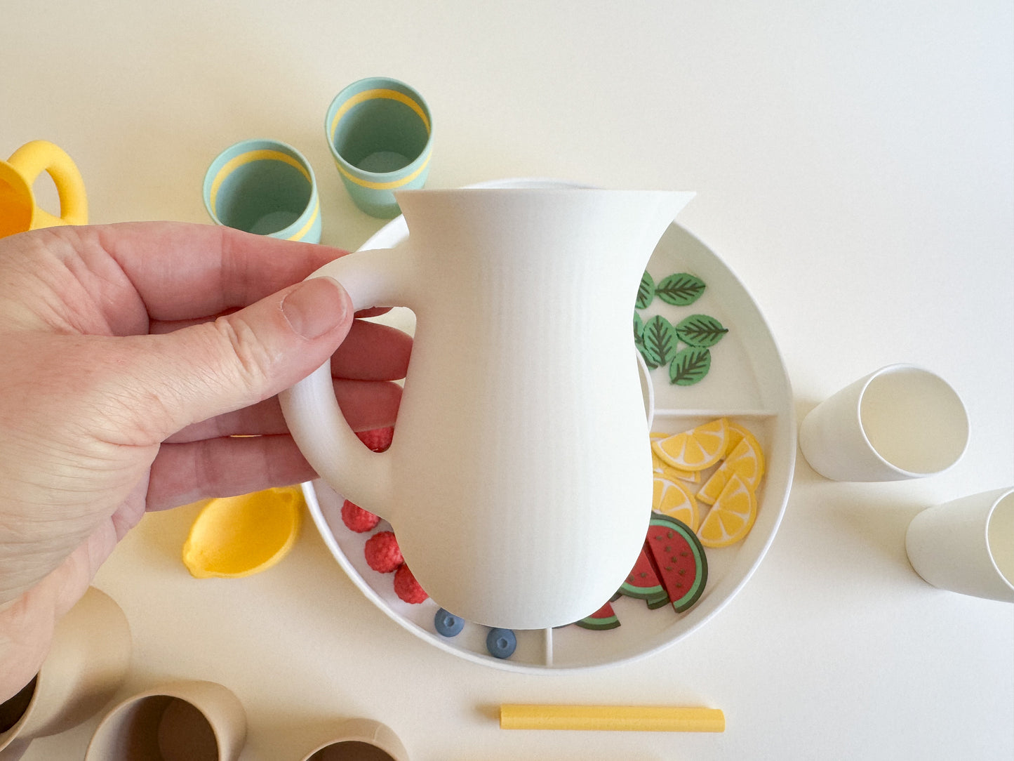Homemade Lemonade Sensory Play Kit, 3D-printed