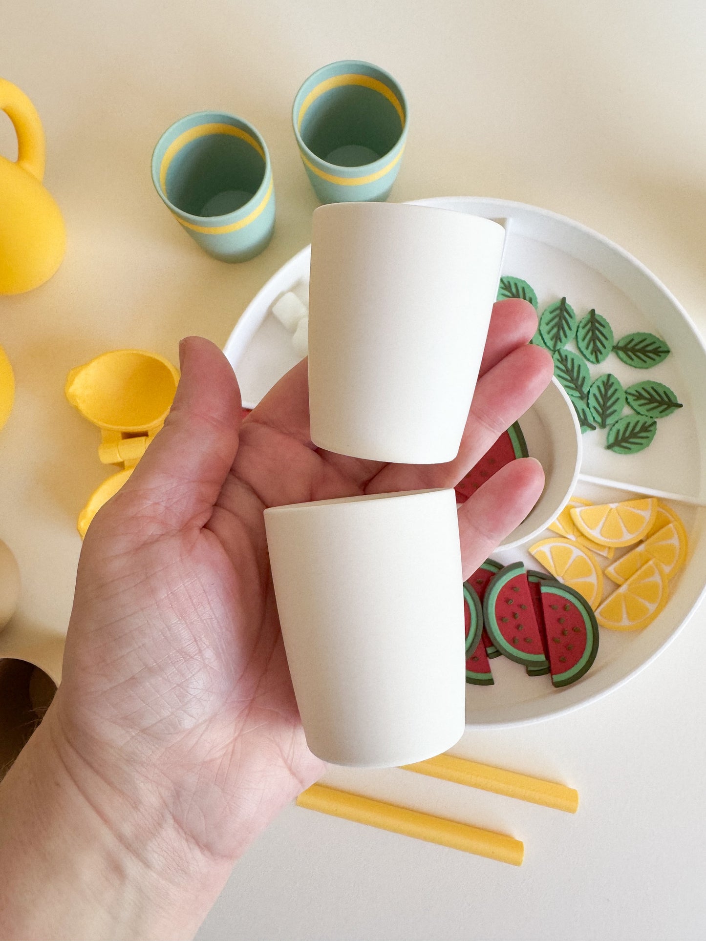 Homemade Lemonade Sensory Play Kit, 3D-printed
