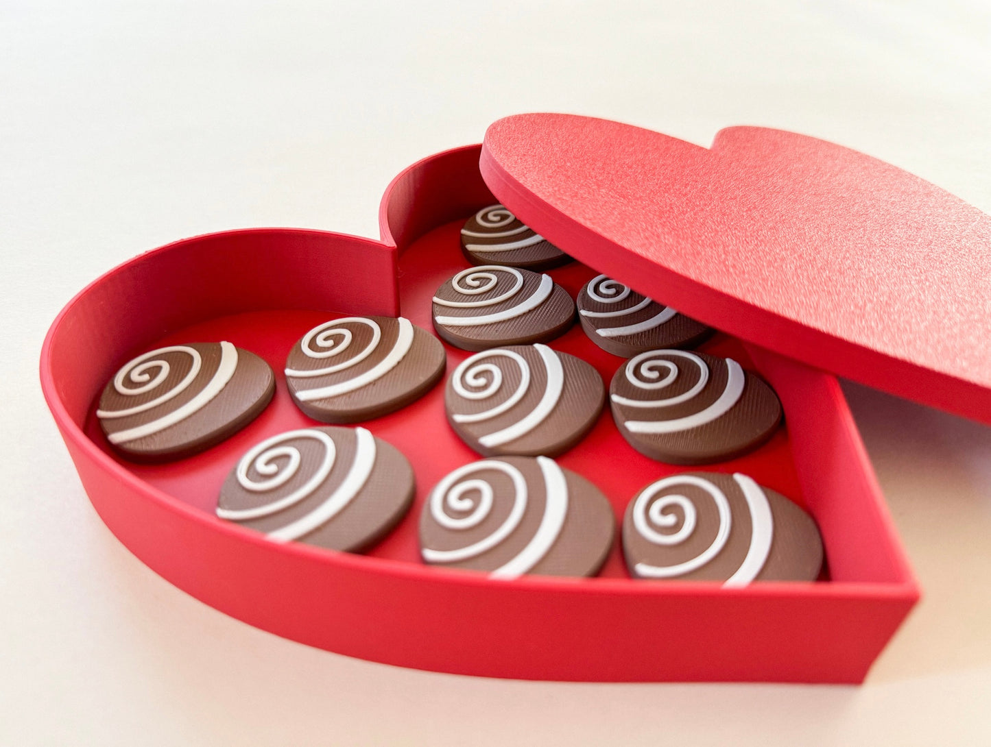 Heart Shaped Eco Friendly Sensory Box with loose parts