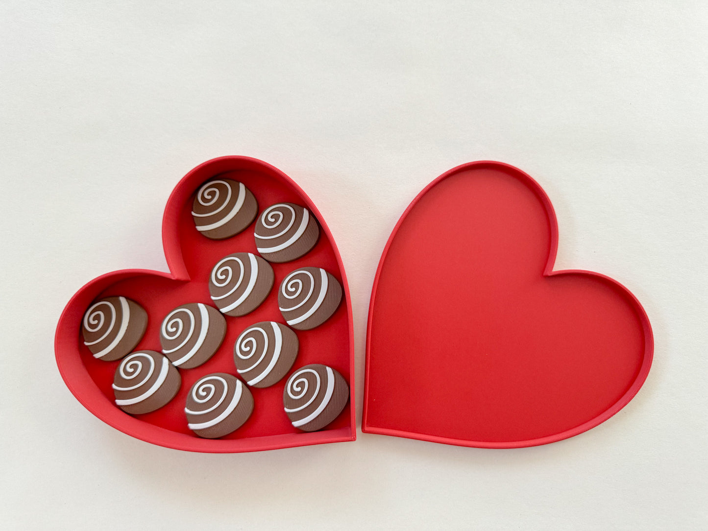 Heart Shaped Eco Friendly Sensory Box with loose parts