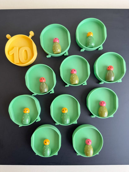 Caterpillar Counting Sensory Collection