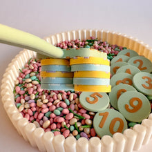 Load image into Gallery viewer, Magnetic Basket Wand &amp; Eggs – Sorting and Counting Play Set by WooBeWee
