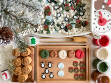 Load image into Gallery viewer, Winter-themed Math Counters set of 10
