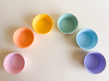 Colorful Woven Bio Basket 3D-printed