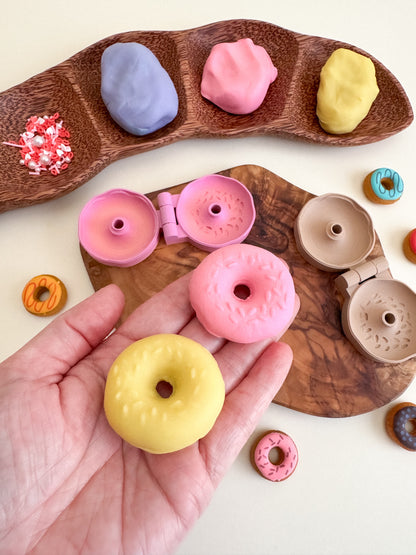 Mini Donut Mold – 3D-Printed for Creative Sensory Play