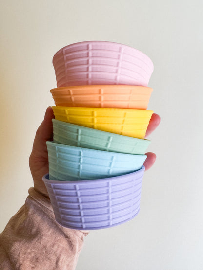 Colorful Woven Bio Basket 3D-printed