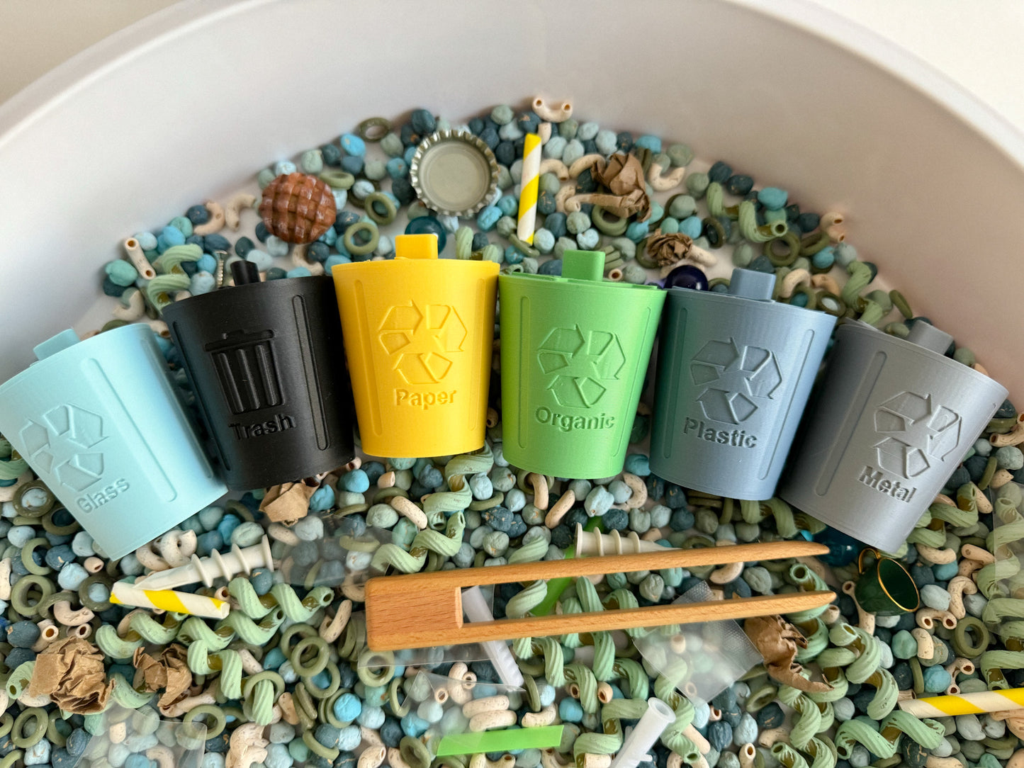 Mini Trash Cans - Sorting Bins