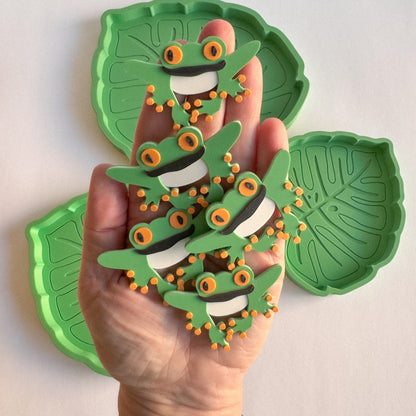 Monstera Leaf Bio Play Tray Set, 3D printed by WooBeWee™