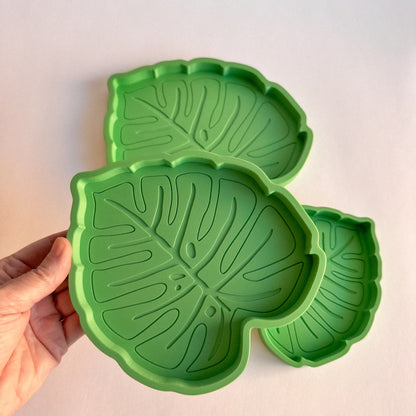 Monstera Leaf Bio Play Tray Set, 3D printed by WooBeWee™