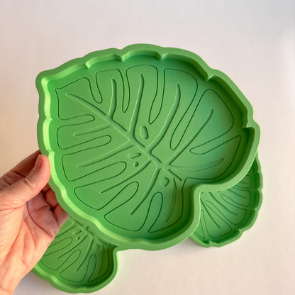 Monstera Leaf Bio Play Tray Set, 3D printed by WooBeWee™