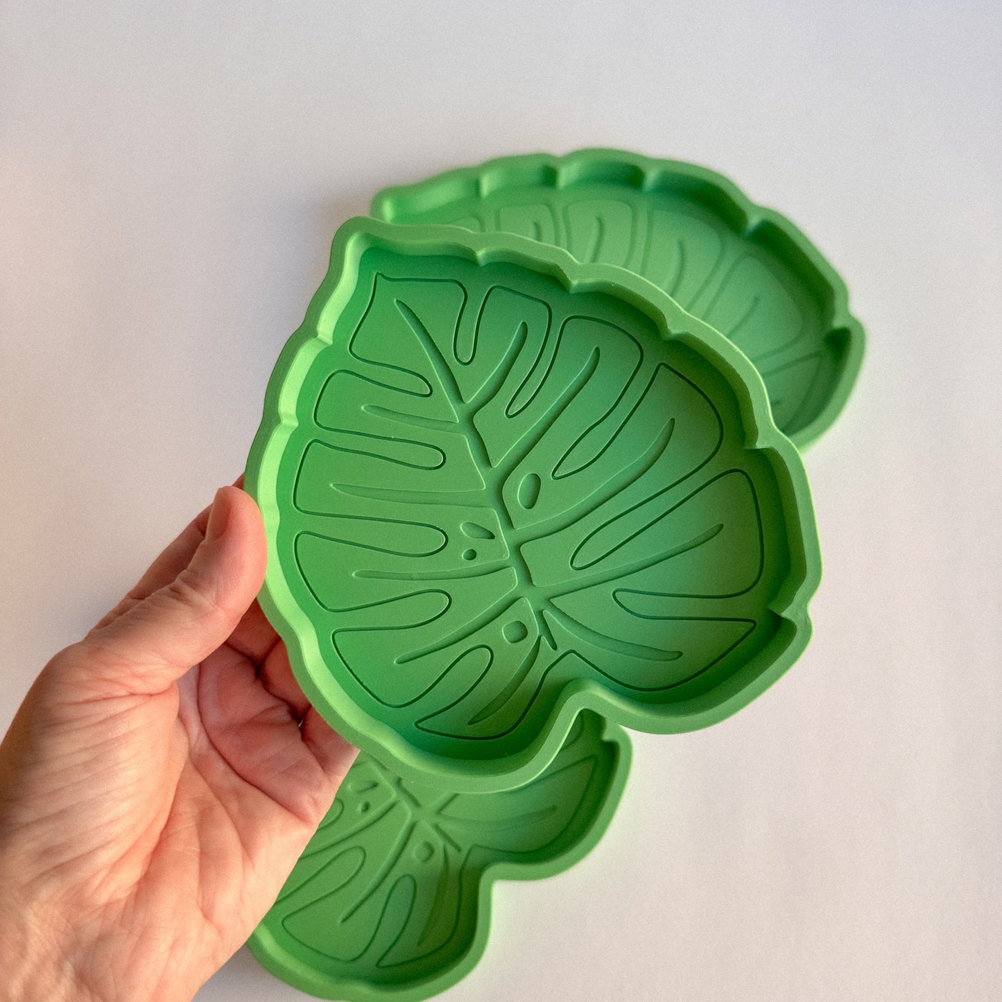 Monstera Leaf Bio Play Tray Set, 3D printed by WooBeWee™