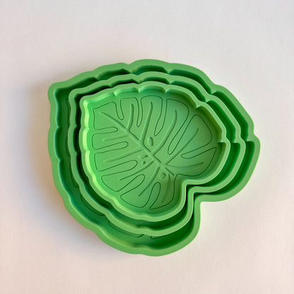 Monstera Leaf Bio Play Tray Set, 3D printed by WooBeWee™