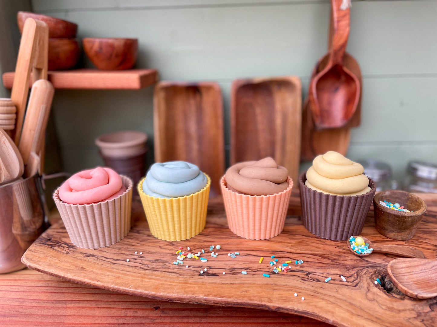 Cupcake Bio Mold and Whipped Cream Top