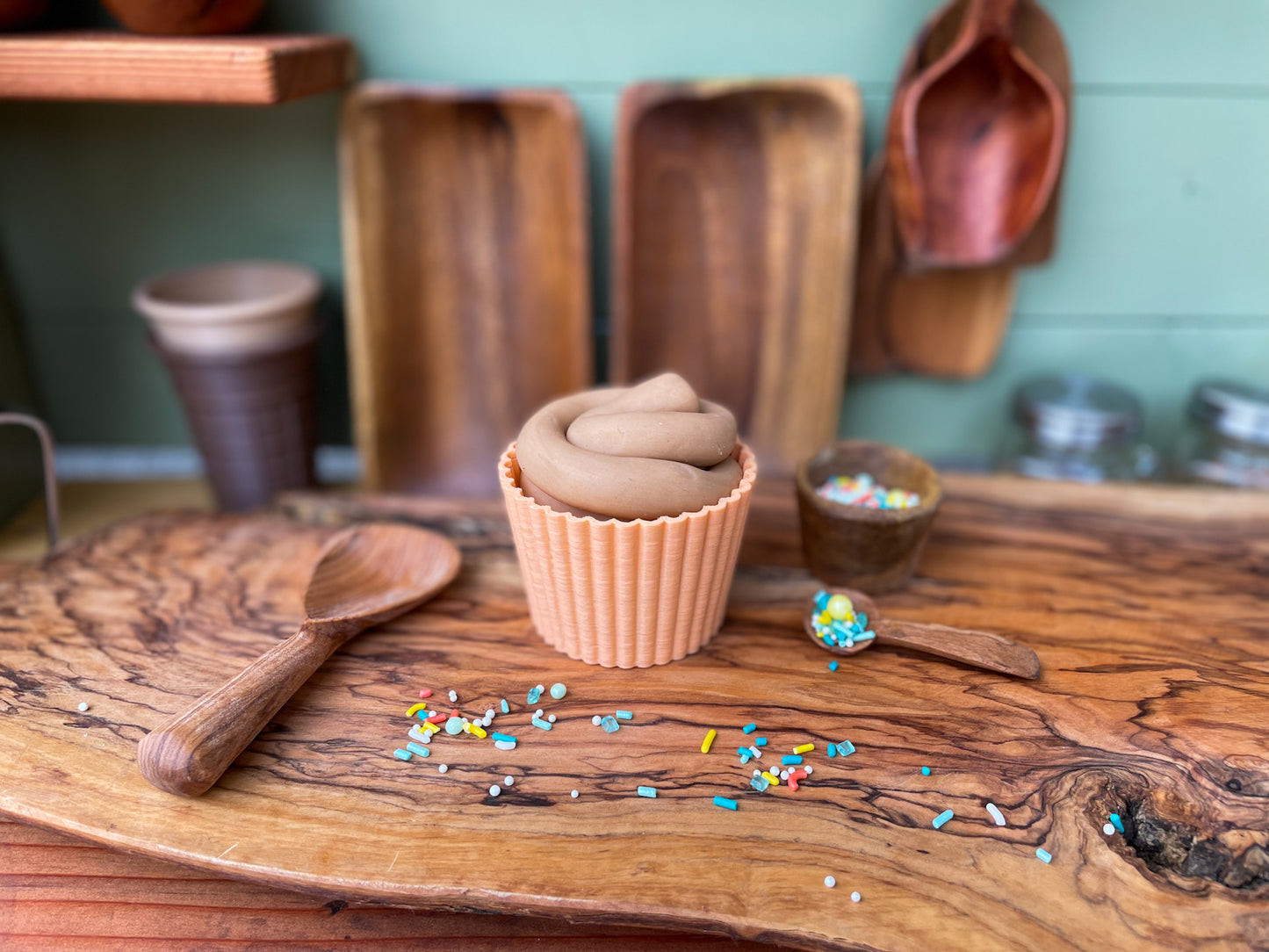 Cupcake Bio Mold and Whipped Cream Top