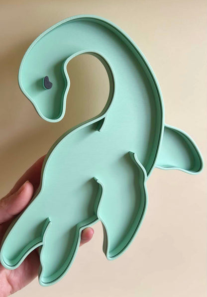 Nessi-inspired sensory tray and matching 3D Nessi figure, 3D-printed