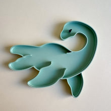 Load image into Gallery viewer, Nessi-inspired sensory tray and matching 3D Nessi figure, 3D-printed
