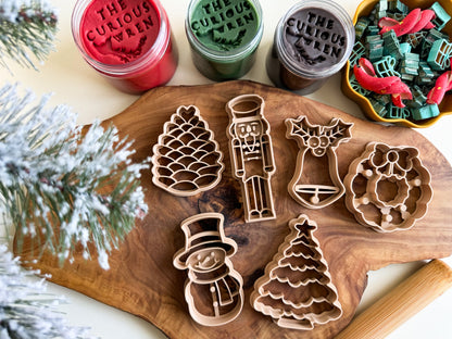 New Winter and Christmas-themed Bio Dough Cutters (set or individual)