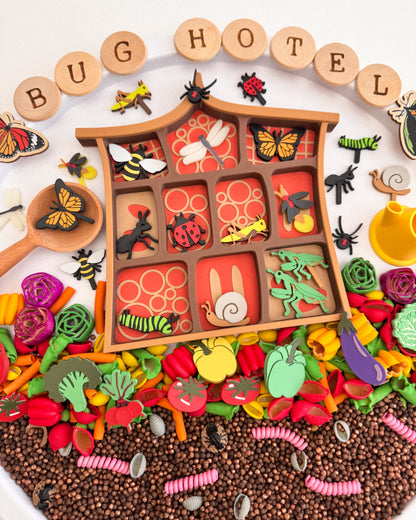 Bug Hotel 10-Frame Sensory Play Tray