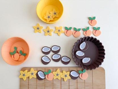 NEW - Fruit-themed Math Counters, 3D-printed