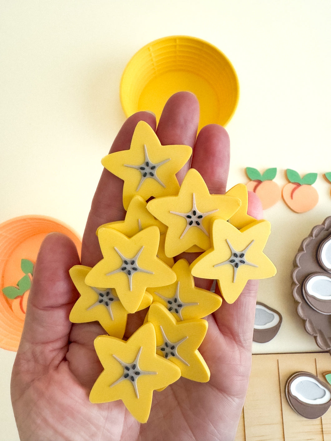 NEW - Fruit-themed Math Counters, 3D-printed