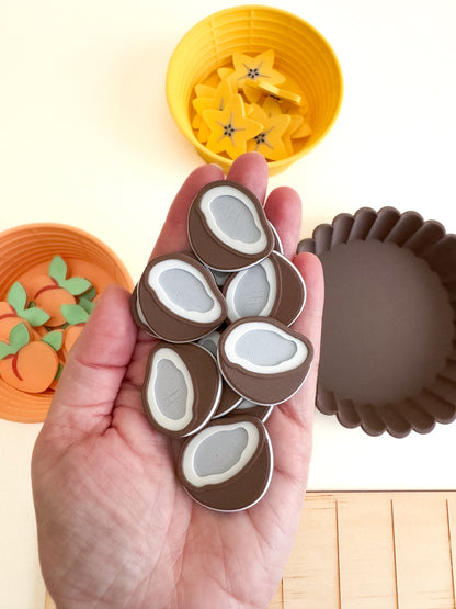 NEW - Fruit-themed Math Counters, 3D-printed