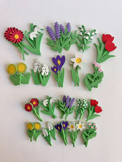 New - Petal Pals, 3D-printed Flowers by WooBeWee