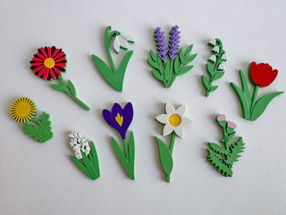 New - Petal Pals, 3D-printed Flowers by WooBeWee