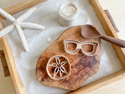 NEW Sunglasses and Sand Dollar Bio Dough Cutter